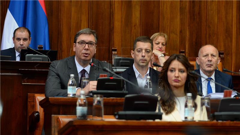 Vučić: šutnja EU-a na Thacijevo kršenje Briselskog sporazuma "kraj međunarodnog prava"