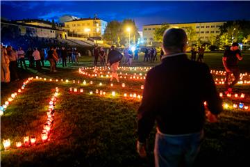 Navijači Hajduka odali počast Jurici Jerkoviću