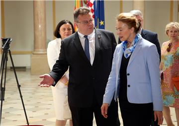 Pejčinović Burić primila litvanskog kolegu Linkevičiusa