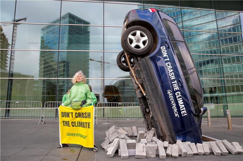 LUXEMBOURG EU COUNCIL GREENPEACE PROTEST