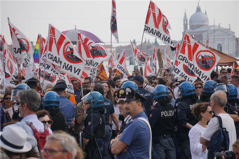 ITALY VENICE CRUISE SHIP PROTEST