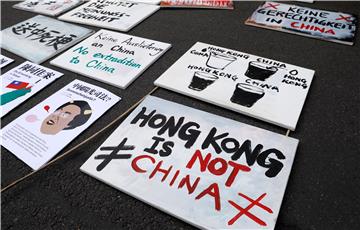 GERMANY CHINA HONG KONG PROTEST EXTRADITION