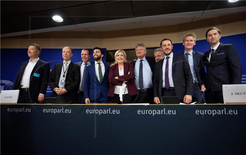 BELGIUM EU PARLIAMENT FAR RIGHT GROUP