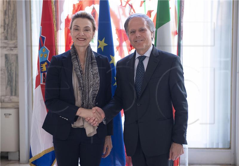 Croatian FM on working visit to Italy