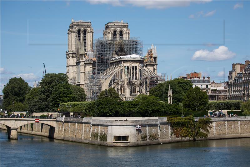 FRANCE NOTRE DAME FIRE