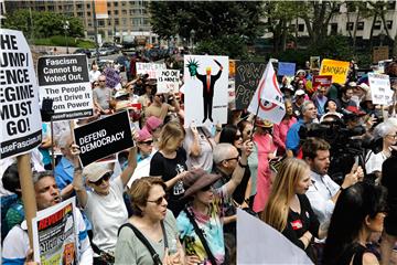 USA IMPEACH PROTEST NEW YORK