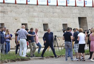 Gradonačelnik obišao radove na rekonstrukciji atletske staze u Sportskom parku Mladost