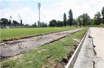 Gradonačelnik obišao radove na rekonstrukciji atletske staze u Sportskom parku Mladost