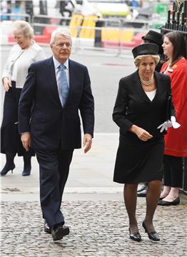 BRITAIN JEREMY HEYWOOD MEMORIAL SERVICE