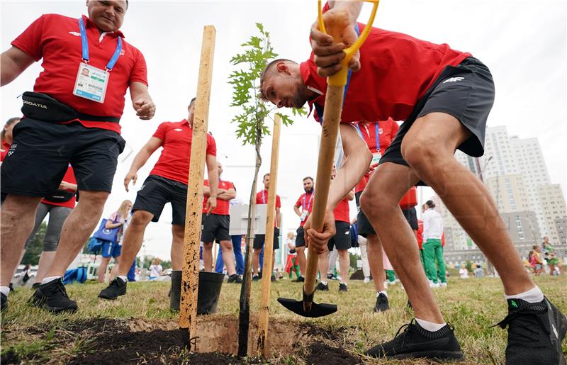 EI MINSK: Podizanje zastava na 2. Europskim igrama Minsk 2019