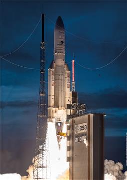 FRENCH GUIANA ESA ARIANE 5 LAUNCH