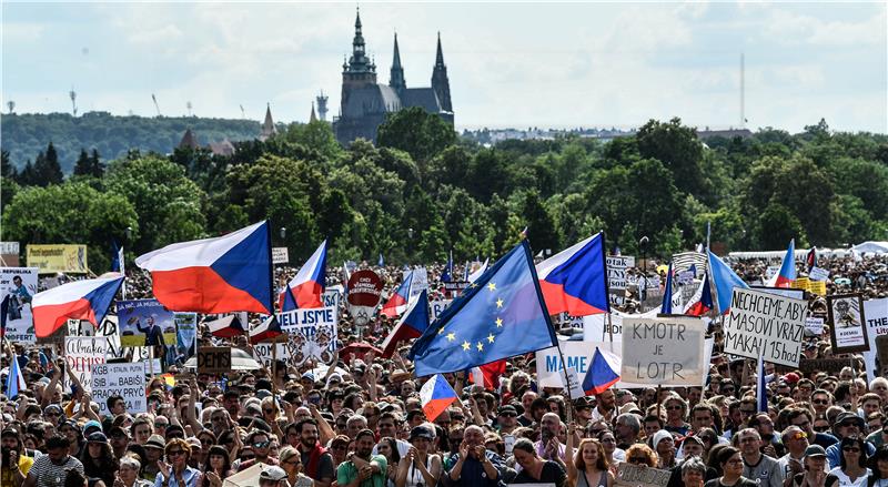 CZECH REPUBLIC GOVERNMENT PROTEST