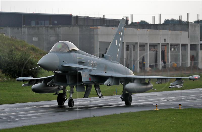 (FILE) GERMANY DEFENCE EUROFIGHTER CRASH