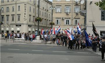 Mimohod u povodu Dana državnosti u Rijeci