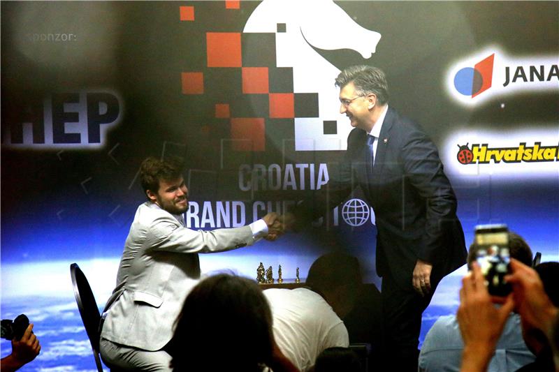 Croatia Grand Chess Tour opens in Zagreb