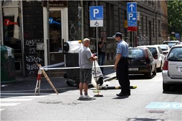 Policijski očevid u Preradovićevoj ulici