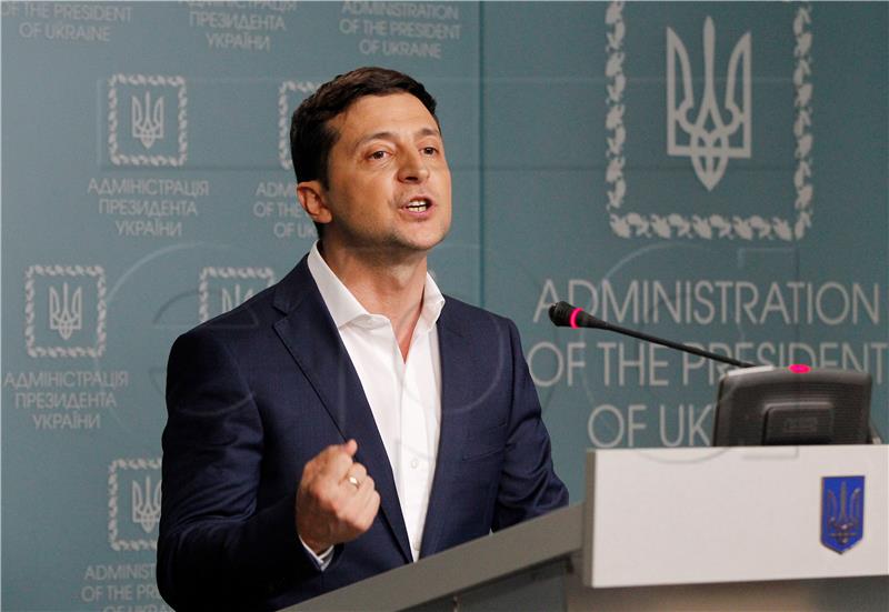 UKRAINE GOVERNMENT ZELENSKY PRESS CONFERENCE