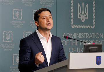 UKRAINE GOVERNMENT ZELENSKY PRESS CONFERENCE