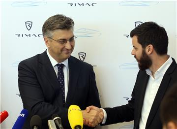 Premijer Plenković posjetio tvrtku Rimac Automobili d.o.o.