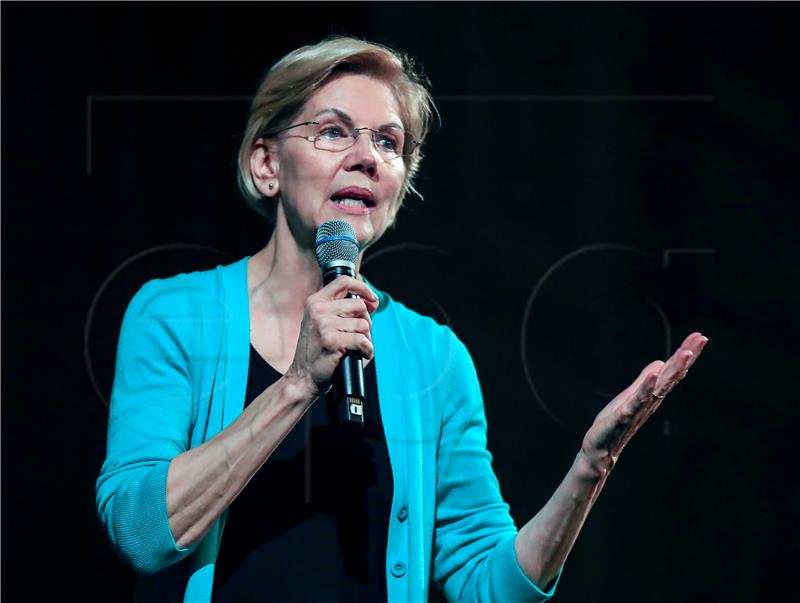 USA ELECTIONS DEMOCRATS  ELIZABETH WARREN