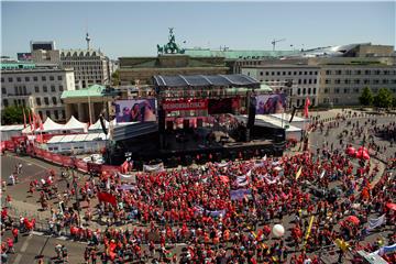 IG Metall union rally in Berlin