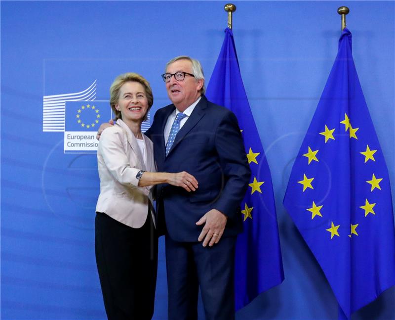 BELGIUM EU COMMISSION VON DER LEYEN VISIT