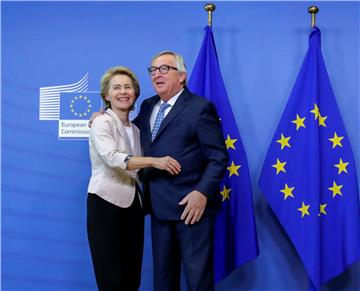 BELGIUM EU COMMISSION VON DER LEYEN VISIT