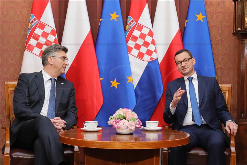 Hrvatski i poljski premijeri kažu kako dvije zemlje žele nastaviti razvijati dobru suradnju 