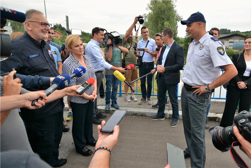 Kolinda Grabar Kitarović na Kordunu