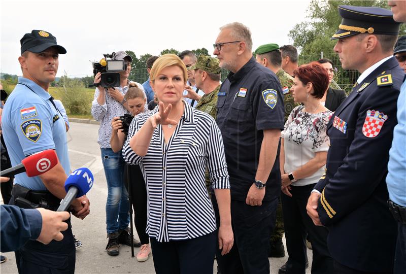 Kolinda Grabar Kitarović na Kordunu