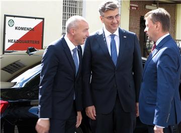 Plenković posjetio hrvatske vojnike u Poljskoj