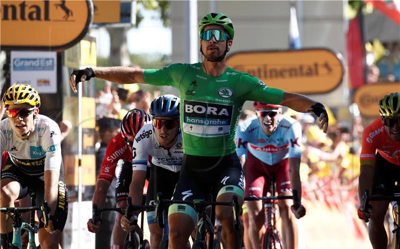 Tour: Peter Sagan dosprintao do 12. etapne pobjede