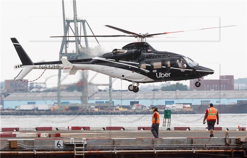 USA NEW YORK UBER HELICOPTER