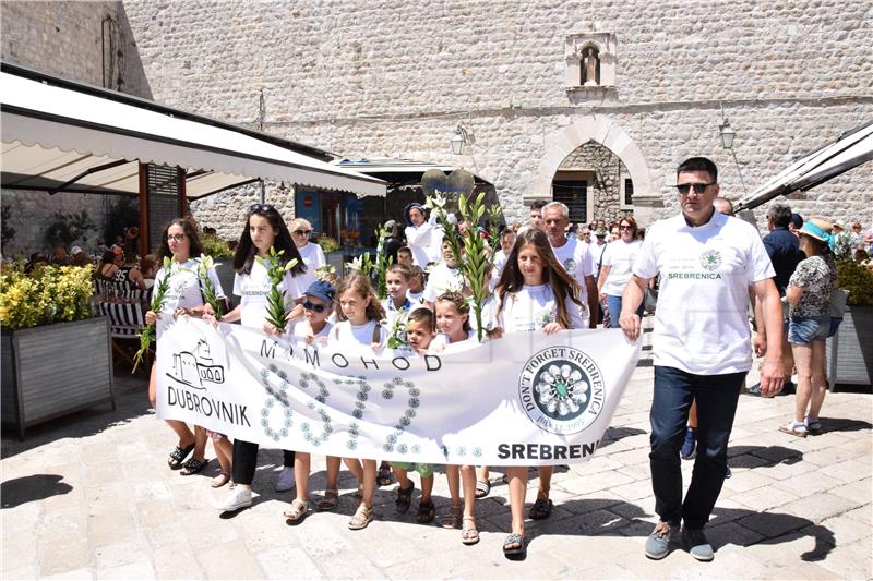 Dubrovnik - Mimohod sjećanja na srebrenički genocid