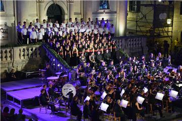 70. Dubrovačke ljetne igre: Gala koncert pred crkvom sv. Vlaha