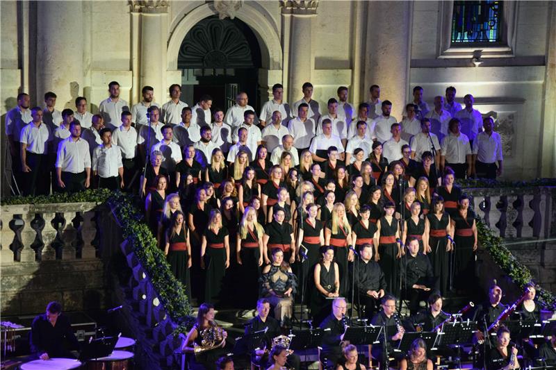 70. Dubrovačke ljetne igre: Gala koncert pred crkvom sv. Vlaha