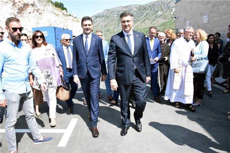 Premijer Plenković otvorio dubrovački pročistač pitke vode