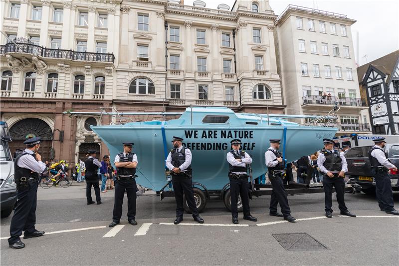 BRITAIN ENVIRONMENT CLIMATE CHANGE PROTESTS