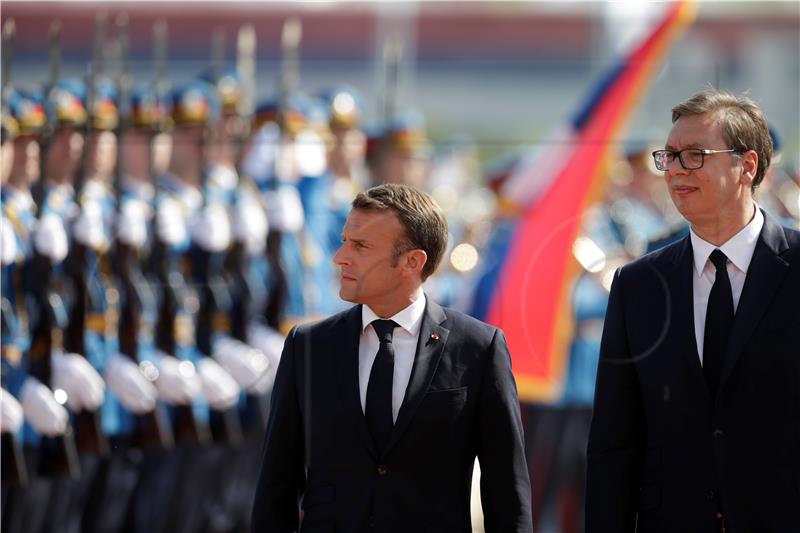 SERBIA FRANCE MACRON DIPLOMACY