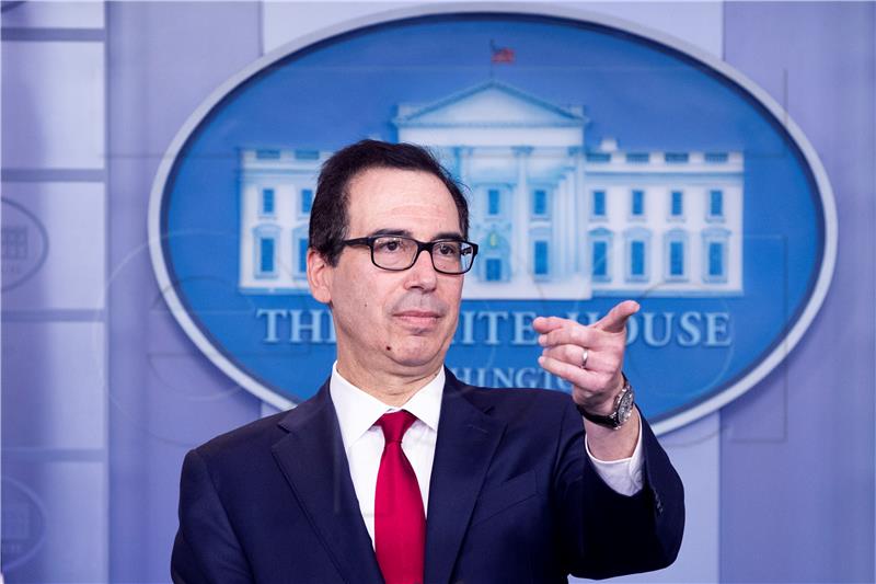 USA MNUCHIN WHITE HOUSE