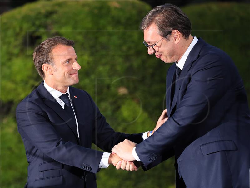 SERBIA FRANCE MACRON DIPLOMACY