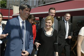 Predsjednica Kolinda Grabar Kitarović u posjetu otoku Krku