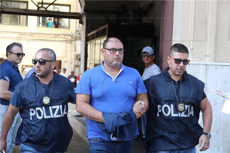 ITALY ORGANISED CRIME ARRESTS