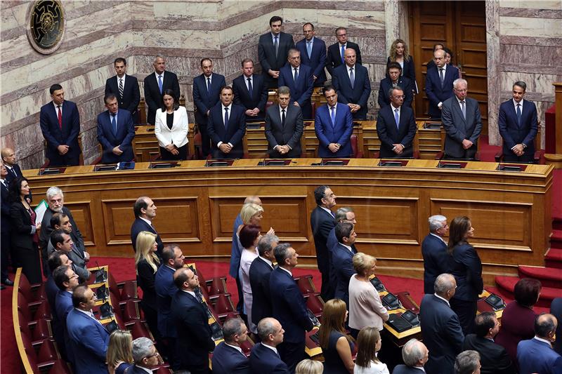 GREECE PARLIAMENT SWEARING IN CEREMONY