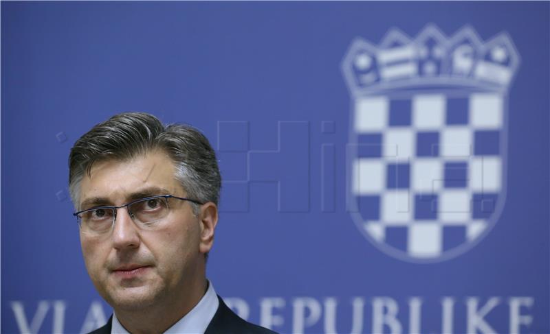  Konferencija za medije premijera Andreja Plenkovića o smjenama u Vladi