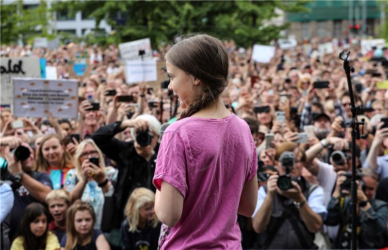 Klimatska aktivistica Thunberg na prosvjedu u Berlinu: "Nikada nećemo prestati"