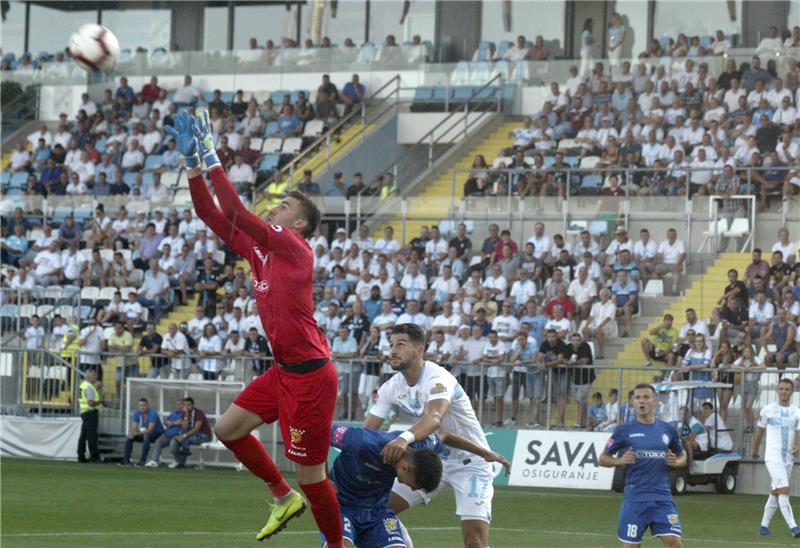 Prva HNL: Rijeka - Varaždin 1-1 (poluvrijeme)