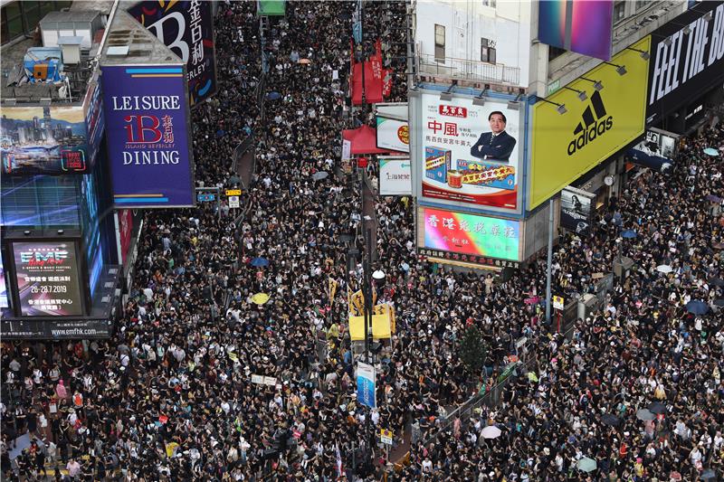 CHINA HONG KONG EXTRADIITON BILL MASS RALLY