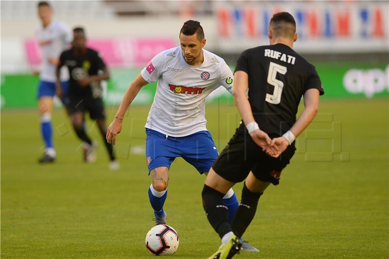 Prva HNL: Hajduk - Istra 1961 1-0 (poluvrijeme)