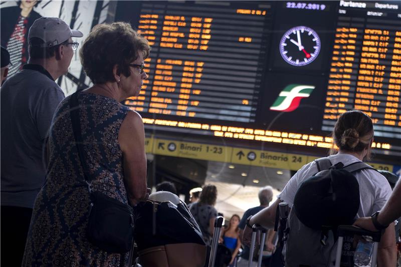 Kaos u željezničkom prometu Italije